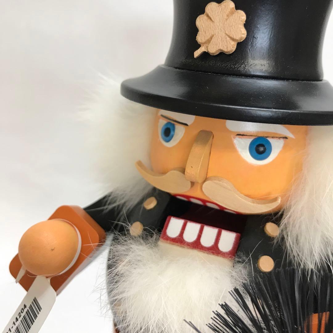 木製 くるみ割り人形 約23cm ドイツ製 ミュラー社 煙突掃除