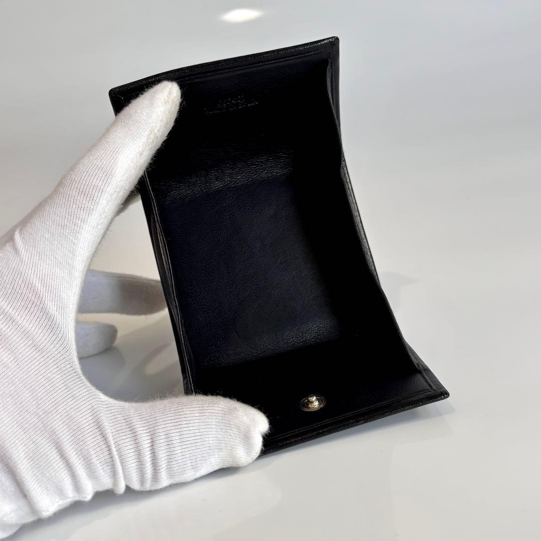 美品 LOEWE ロエベ アナグラム ケース 小銭入れ ミニ財布 レザー