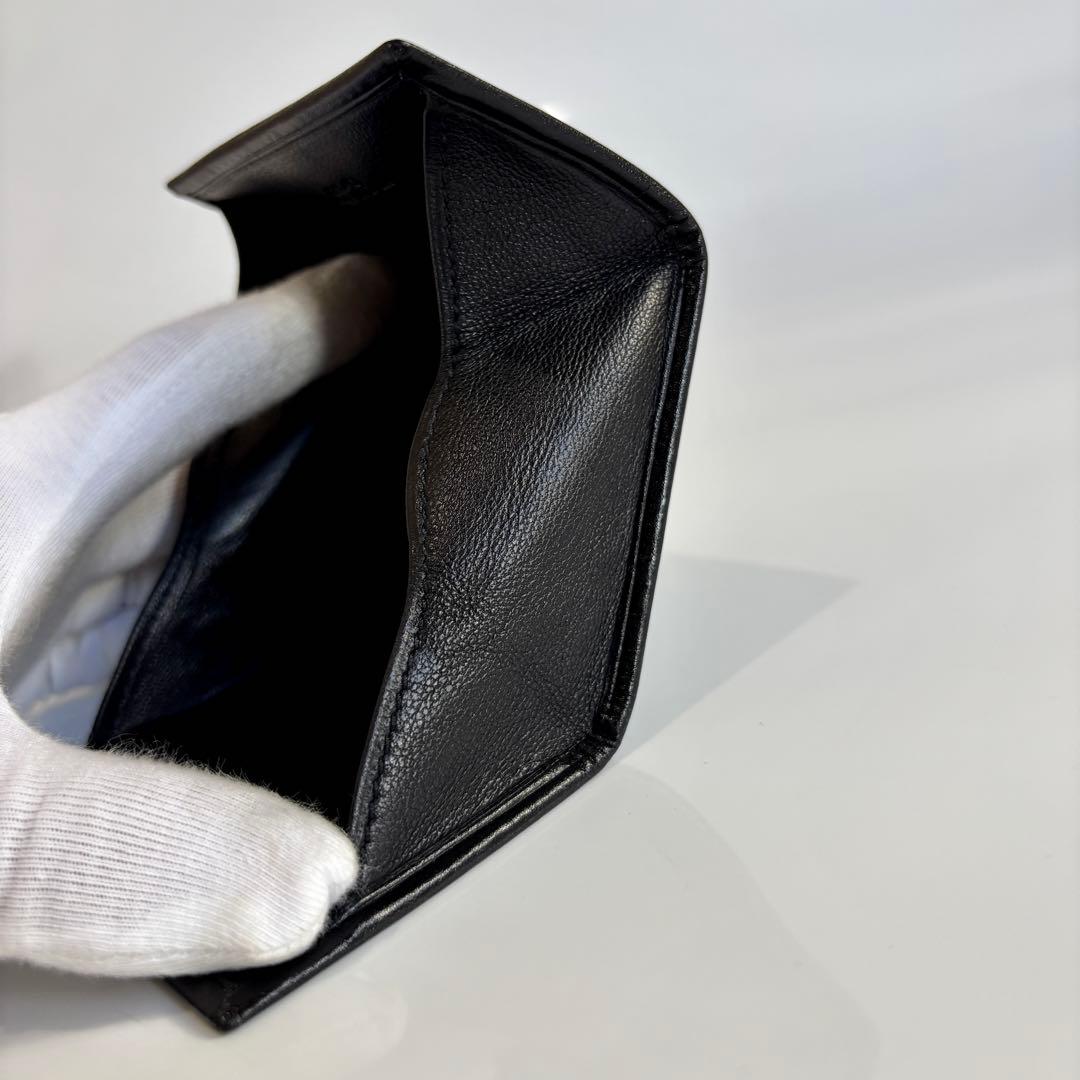 美品 LOEWE ロエベ アナグラム ケース 小銭入れ ミニ財布 レザー