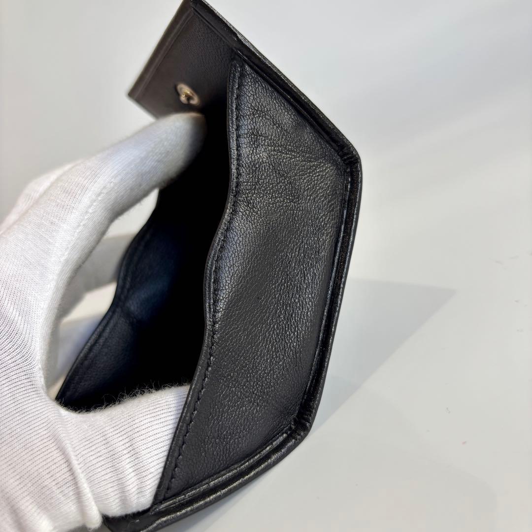 美品 LOEWE ロエベ アナグラム ケース 小銭入れ ミニ財布 レザー