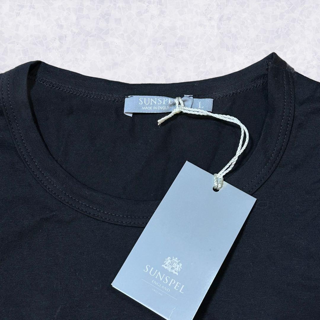 SUNSPEL サンスペル 長袖カットソー ブラック　L イングランド製