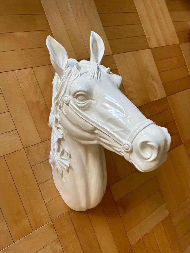 馬 壁掛け オブジェ 飾り 置物 アニマルオブジェ  ホース スカル