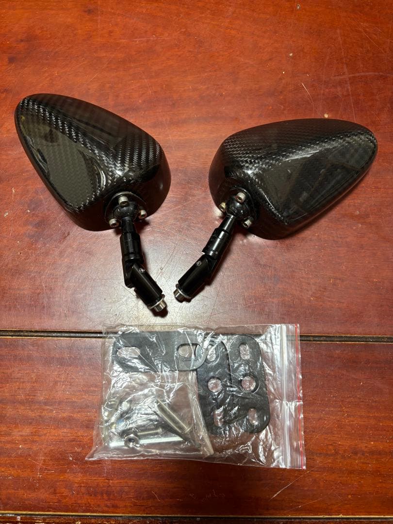 シモタ　SIMOTA カーボンミラー クリアタイプ 70mm