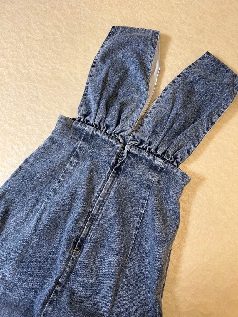 美品★ DENIM Vジャンスカ