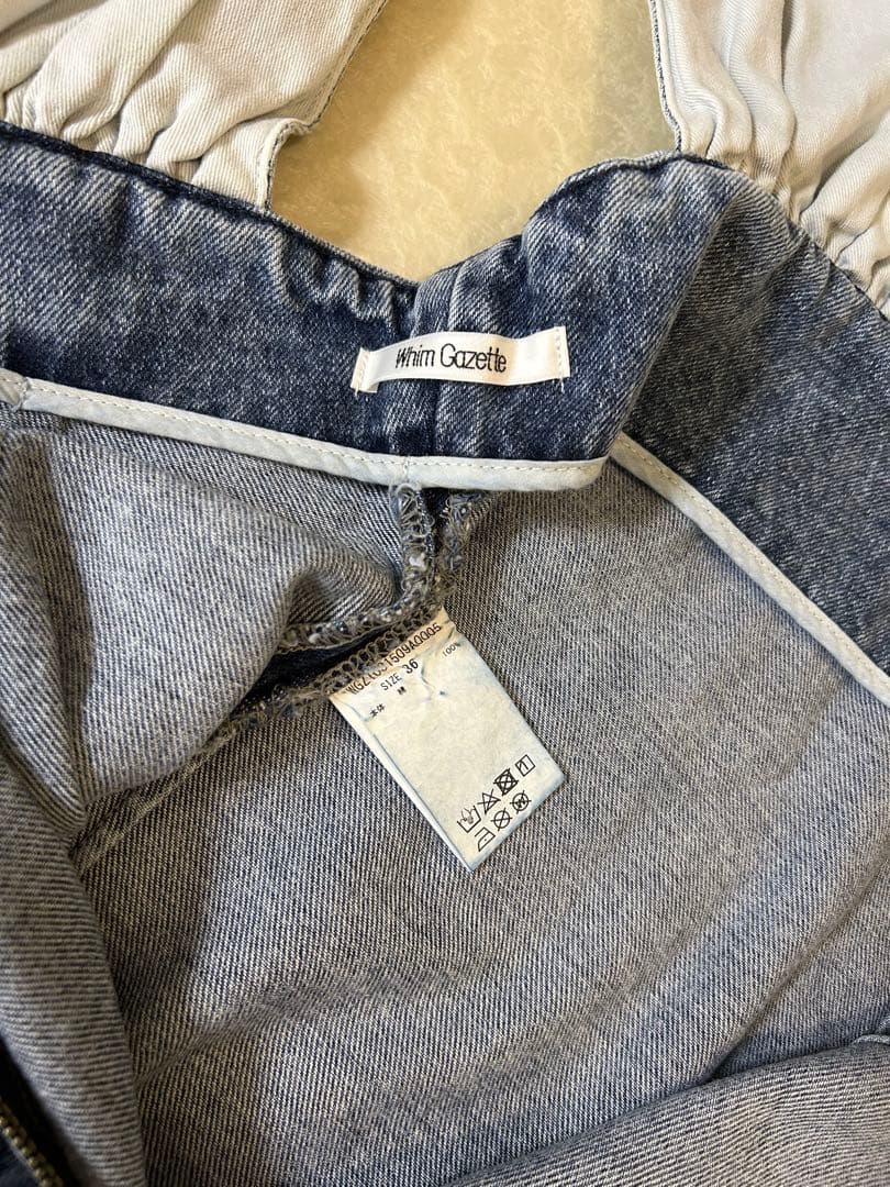 美品★ DENIM Vジャンスカ