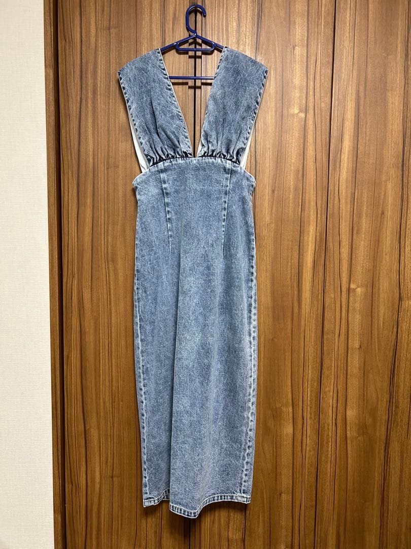 美品★ DENIM Vジャンスカ
