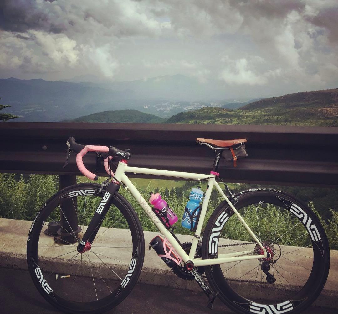 RAIZIN ロードバイクフレーム ENVE クリスキング　雷神　クロモリ