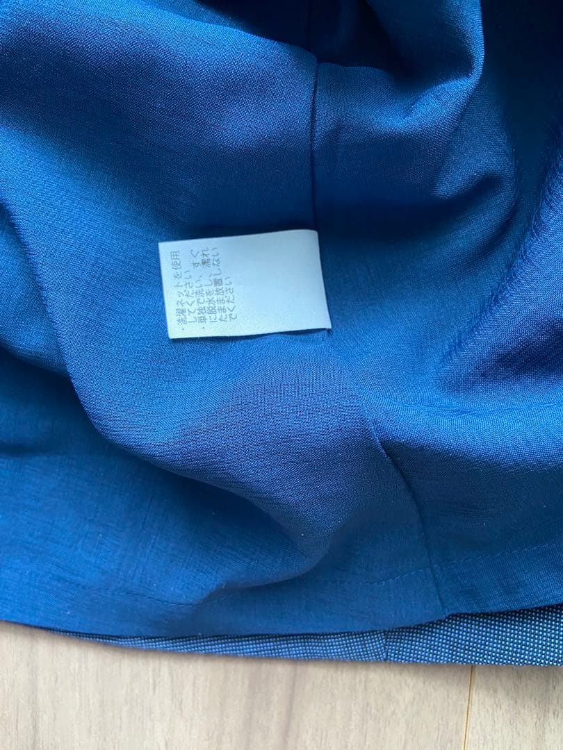 ファミリア 花柄ワンピース　紺ワンピース　120