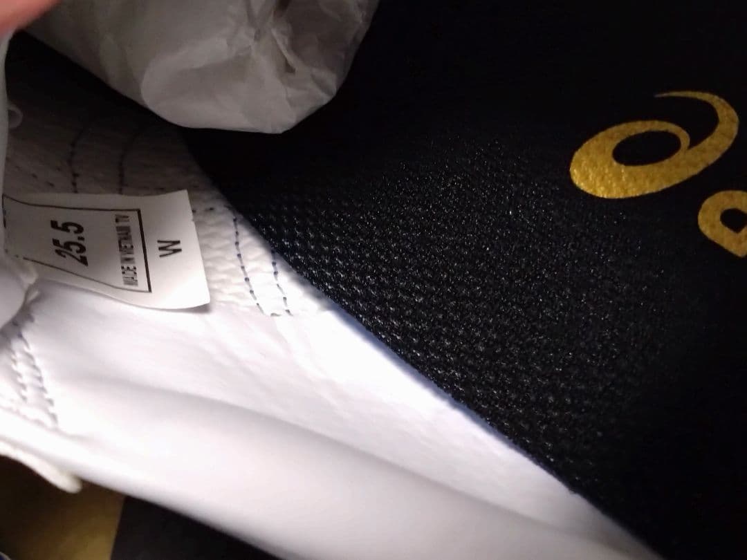 asics ゴールドステージ トレーニングシューズ ホワイト/ブルー