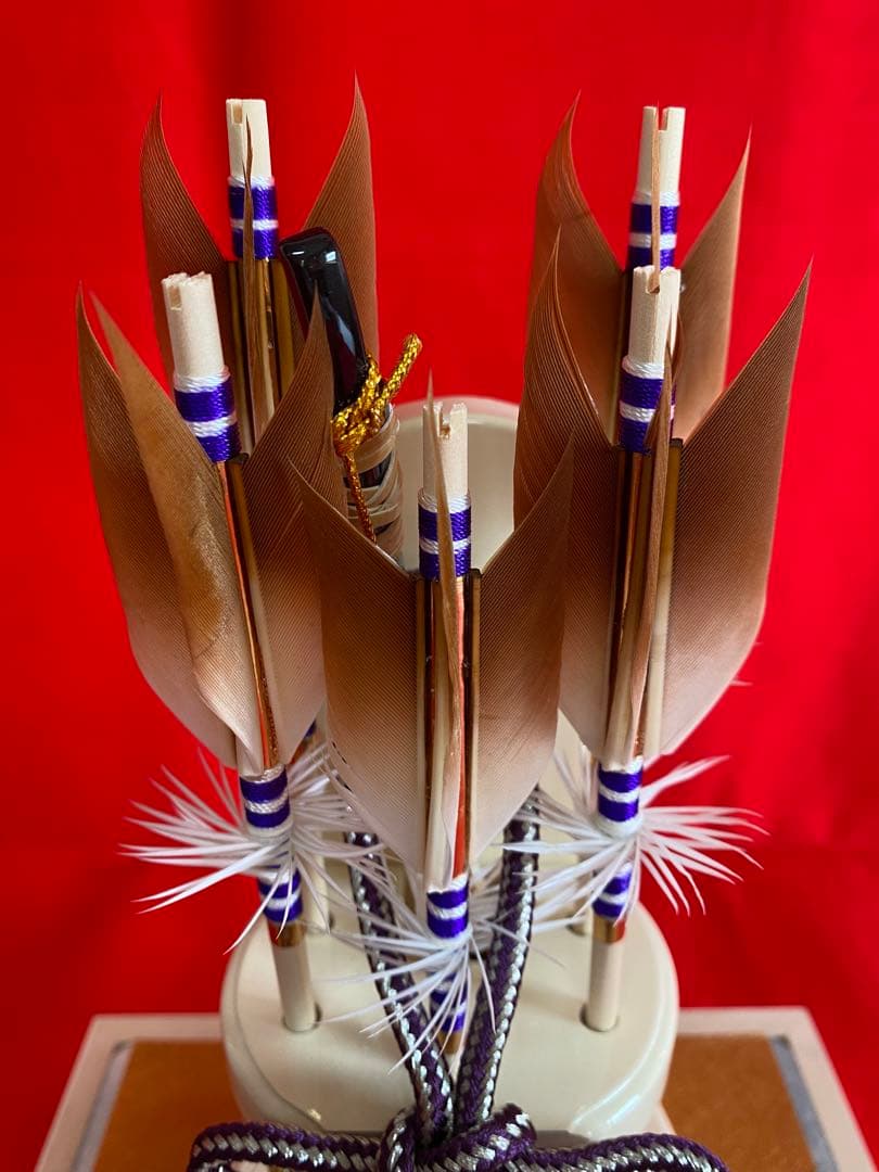 東京久月　破魔弓　コンパクトアクリルケース・間口約２１×奥行約１９×高さ約２９㎝