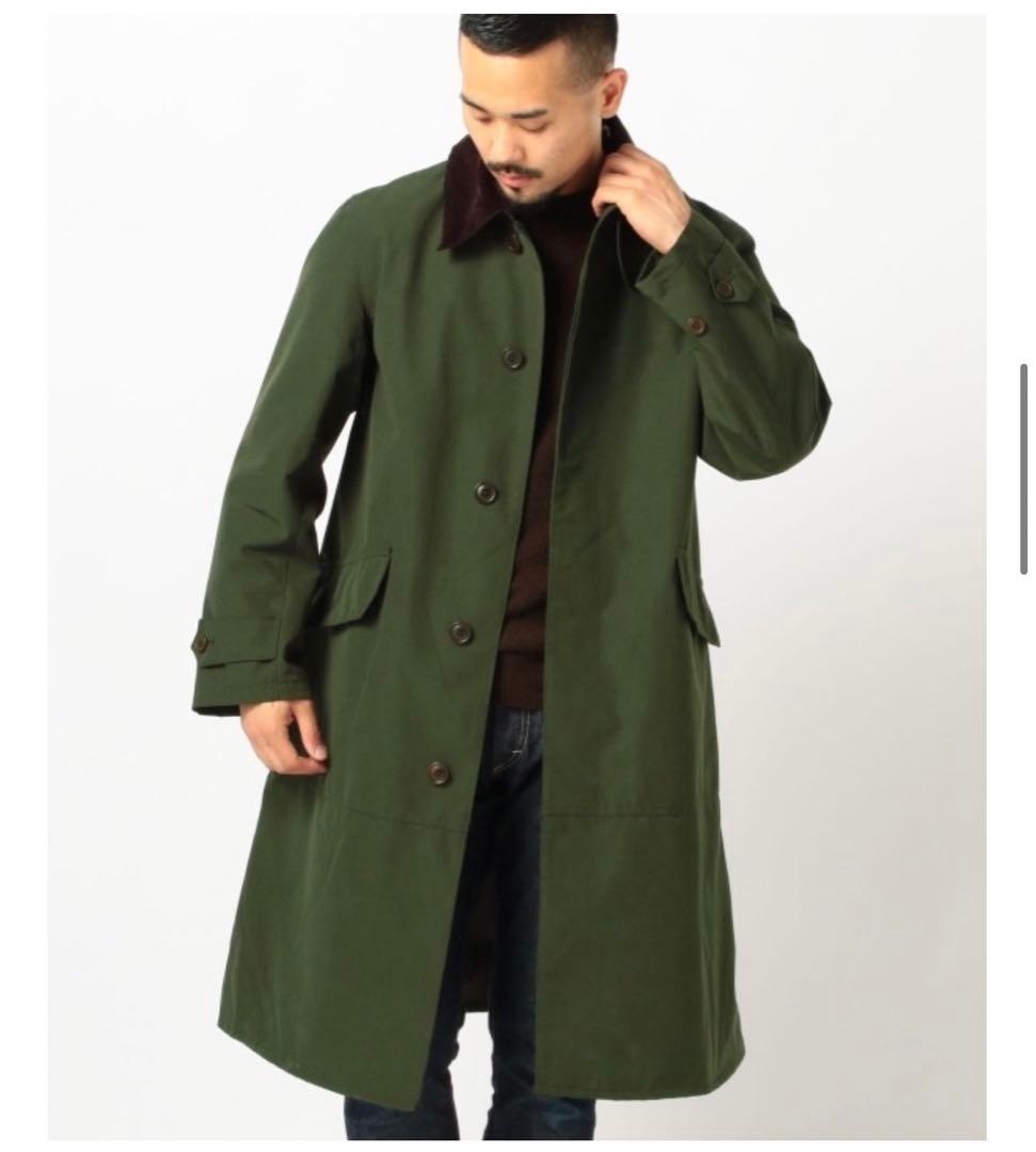 Barbour × BEAMS 2Layerシングルブレステッドコート 40
