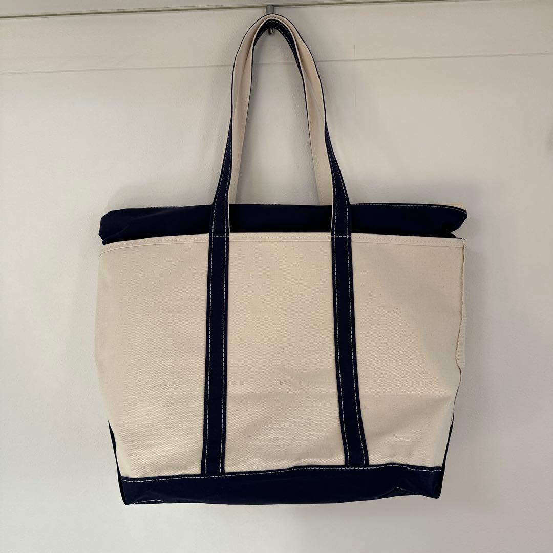 【L.L.Bean】USA製 ボートアンドトート ラージ ネイビー 新品未使用