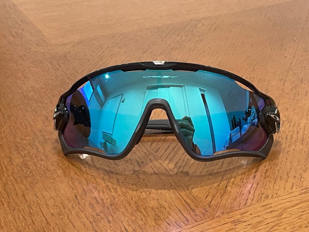 Oakley jawbreaker オークリージョウブレイカーサングラス 黒/青