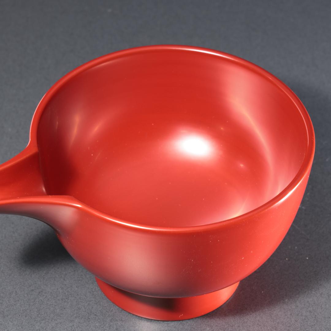 朱塗　片口　浄法寺漆器　酒器　美品　R1585N3