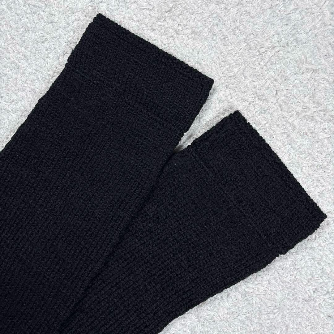 ワイズ　コマンドウールニットカーディガン　ヨウジヤマモト　22AW 切替　黒