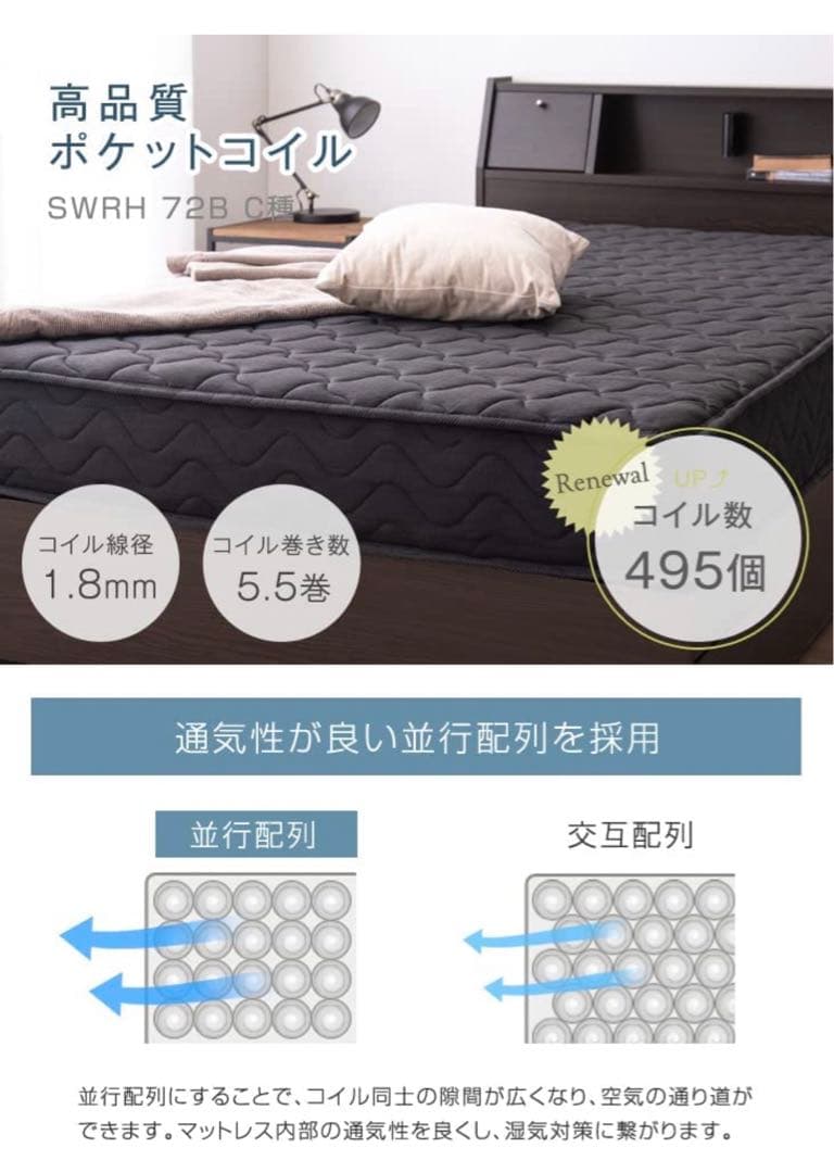 【期間限定‼️】マットレス シングル 極厚22cm⭐️