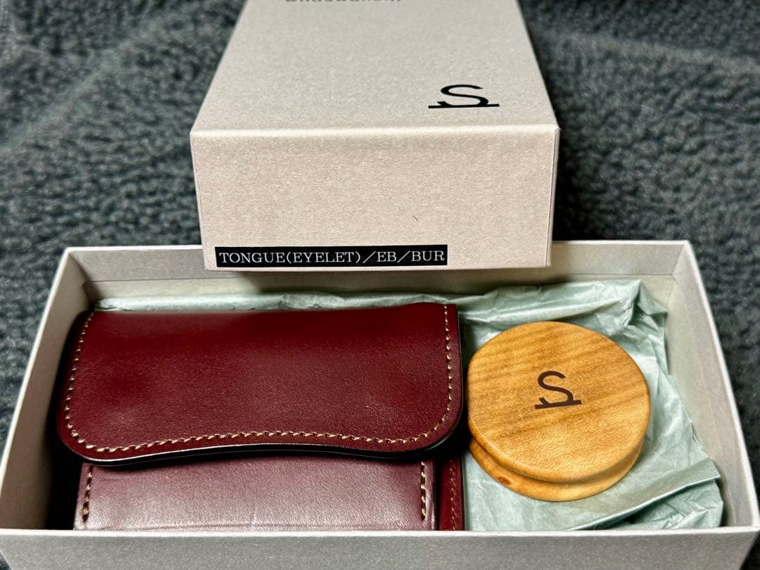 ワイルドスワンズ タング アイレット バーガンディ 美品イングリッシュブライドル