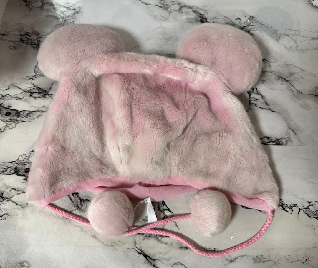 ♡*様 ディズニーボア ファンキャップ ミニー ピンク