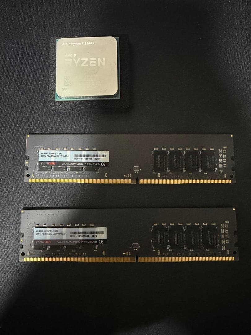 Ryzen7 5800X DDR4-3200 16GB x 2 セット