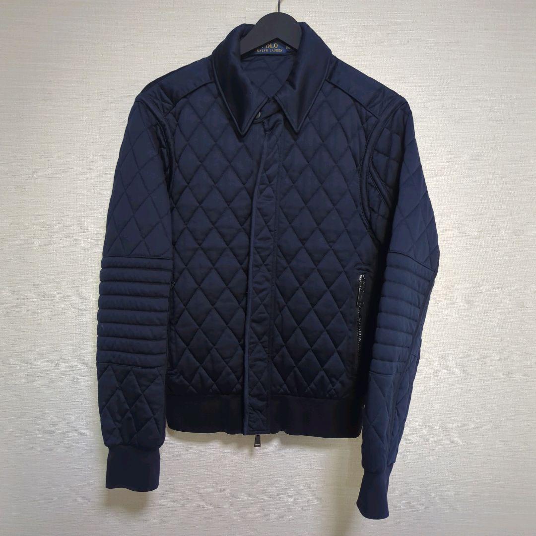 【美品】ポロラルフローレン　キルティングジャケット　ネイビー
