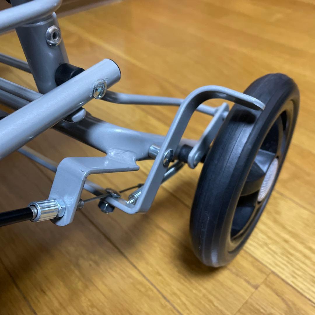 【美品】島製作所 シルバーカー ハーモニーAL 別売保冷バッグ付き