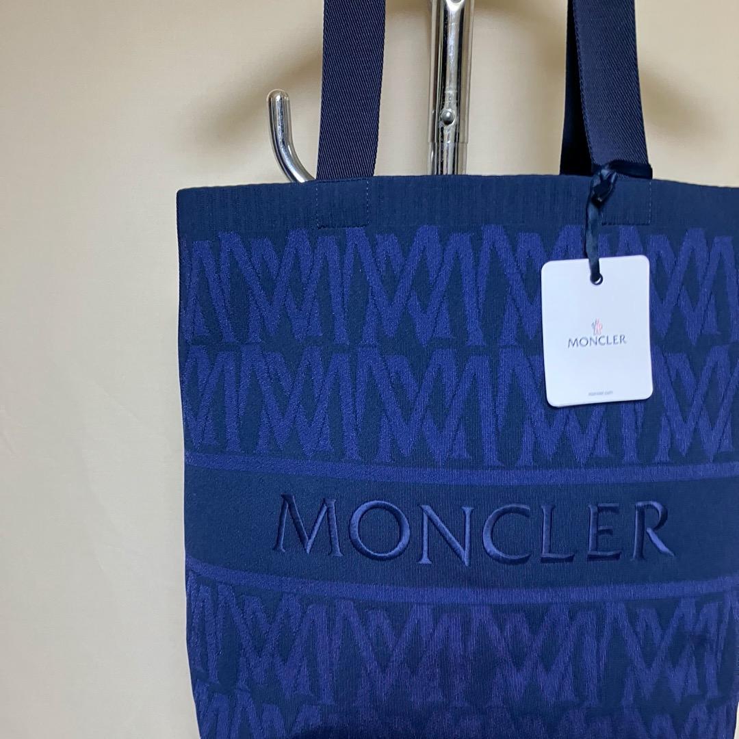 新品 モンクレール 24ss ブランドロゴトートバッグ ジャガード 16928