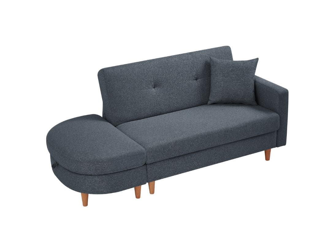 ソファ　ソファーベッド　カウチソファ　2人掛け　オットマン付き　多機能ソファ