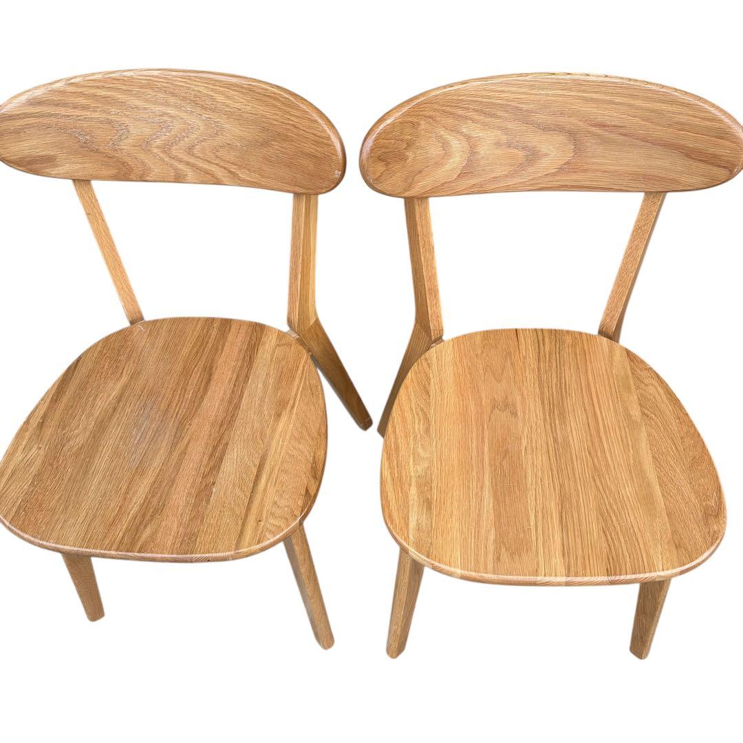 Re:CENO リセノ 大川家具  リバー 椅子4脚セット