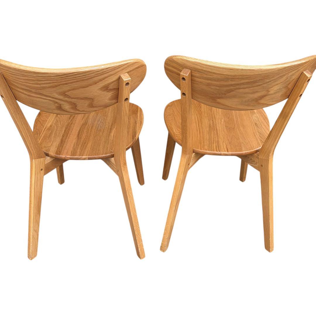 Re:CENO リセノ 大川家具  リバー 椅子4脚セット