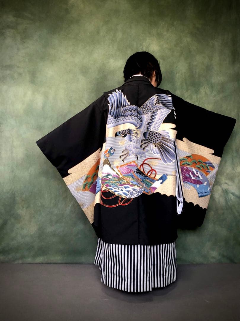 七五三　5歳　男の子　袴　草履なし