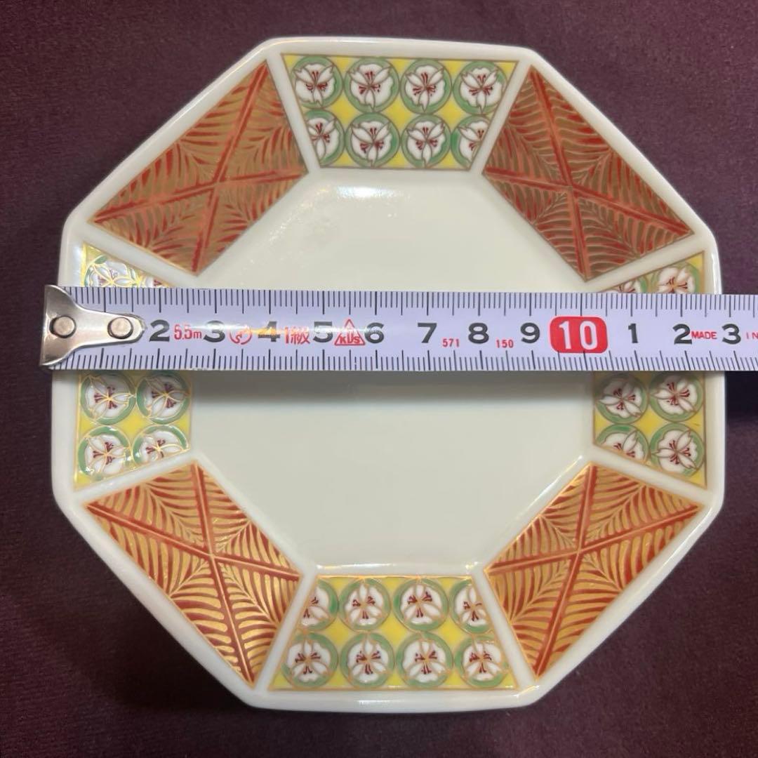 有田焼　幸楽窯　錦花小紋　銘々皿　5枚セット