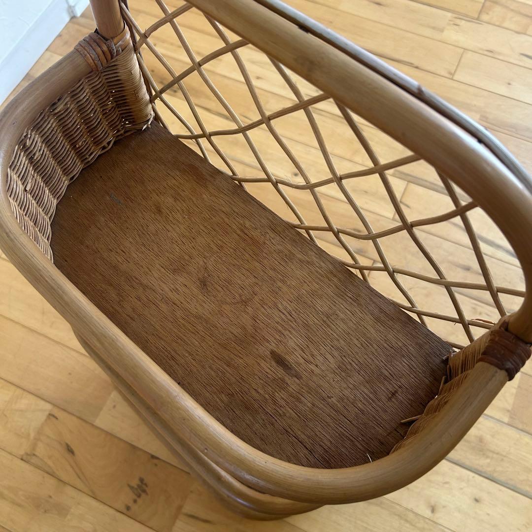 ☆アンティーク☆ ラタン　ラック　ボックス　マルチラック　バスケット　古道具