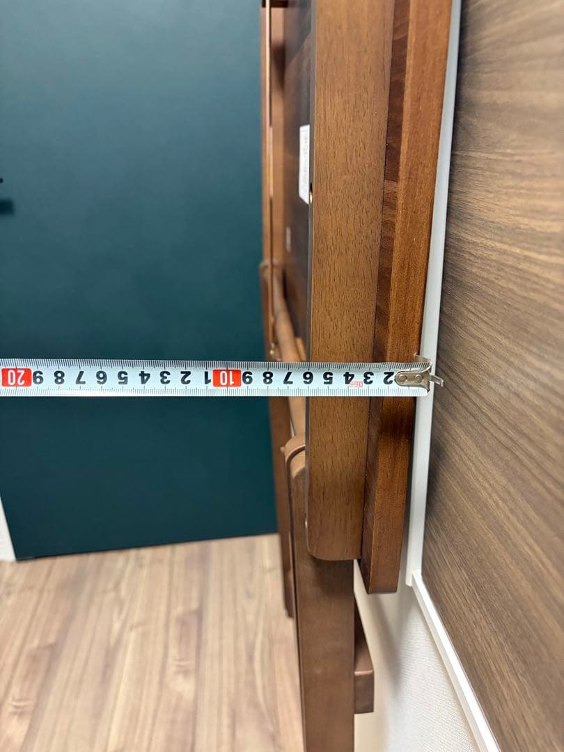 折りたたみ式デスク＆椅子２脚 TS-3404 ブラウン