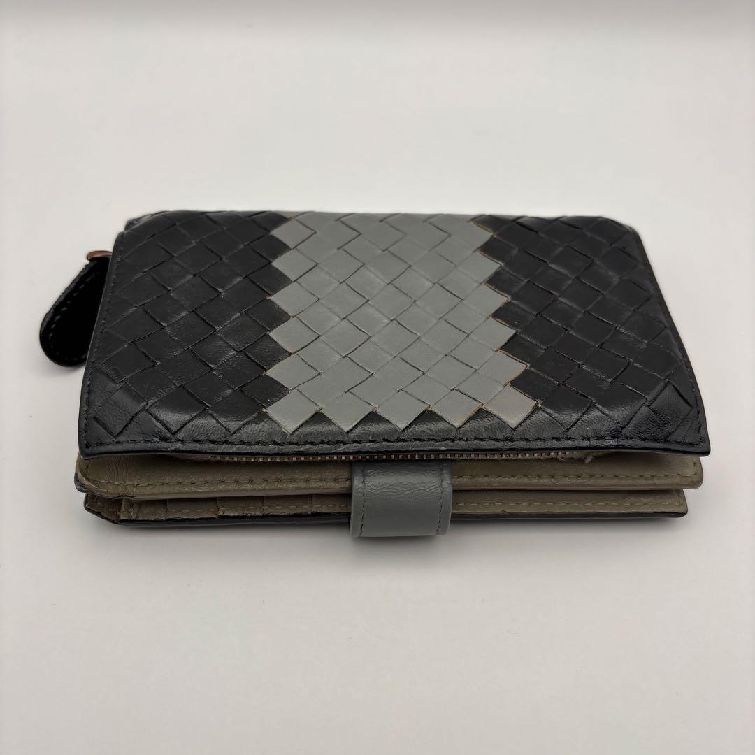 ◆正規品◆ボッティガヴェネタイントレチャート 二つ折りサイフ