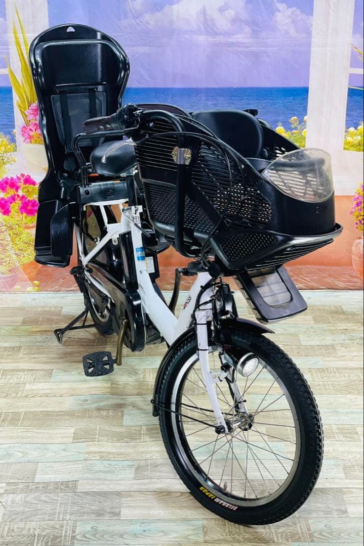ヤマハパスキス⭐️人気モデル！子供乗せ電動アシスト自転車Y3048