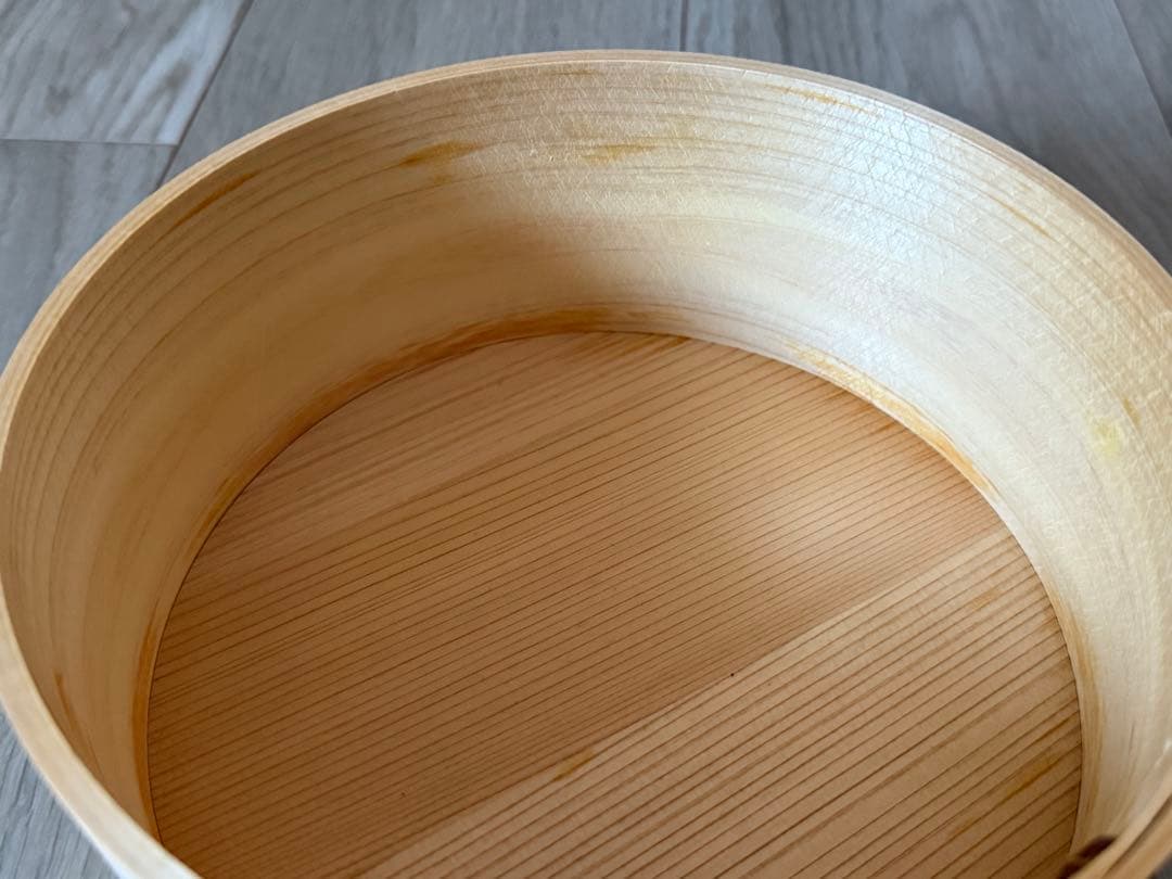 木製 円形 おひつ 電子レンジ対応 3合 ひのき さわら さくら
