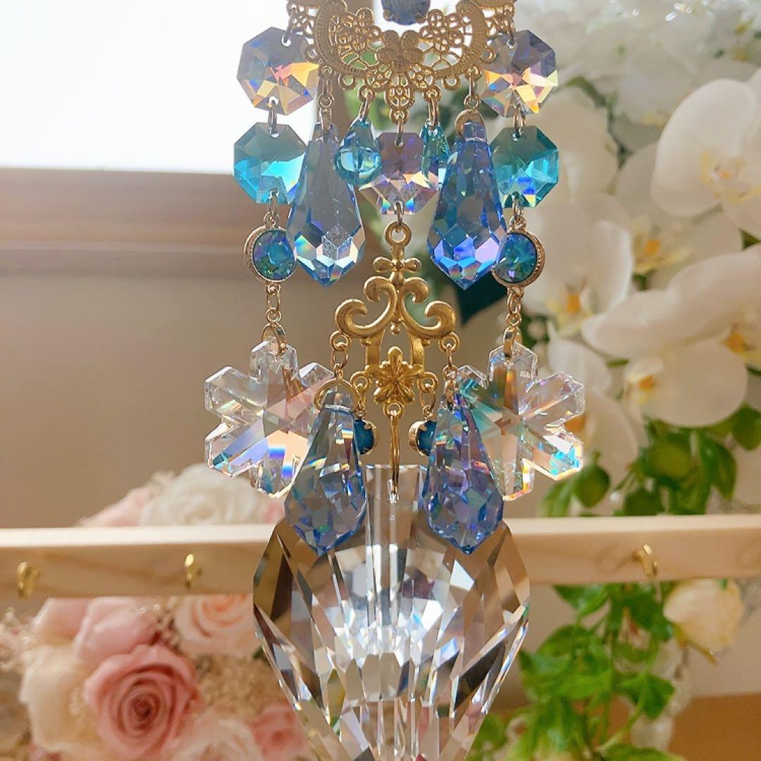 ままだま♪様♡*.スワロフスキー♡サンキャッチャー4点♡チャーム♡キーホルダー♡