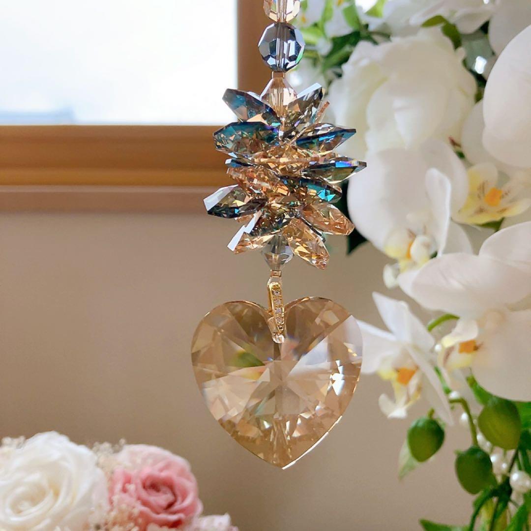 ままだま♪様♡*.スワロフスキー♡サンキャッチャー4点♡チャーム♡キーホルダー♡