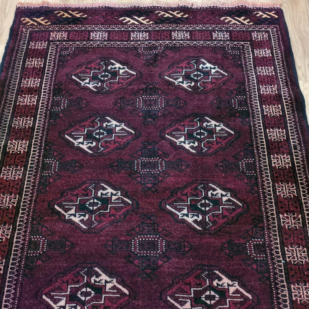 ペルシャ絨毯　クリーニング済　トルクメン 155x95 cm Turkaman