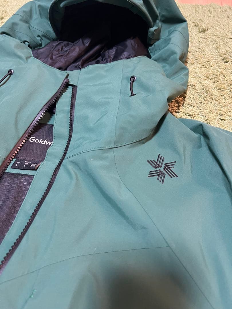 Goldwin スキーウェア cv(グリーン) gore-tex asiaXXL