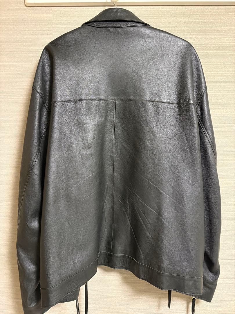 MAISON SPECIAL ブラックレザージャケット