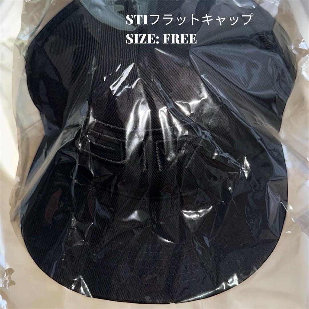 【新製品・品薄】 STIフラットキャップ 日本製 FREEステッカー
