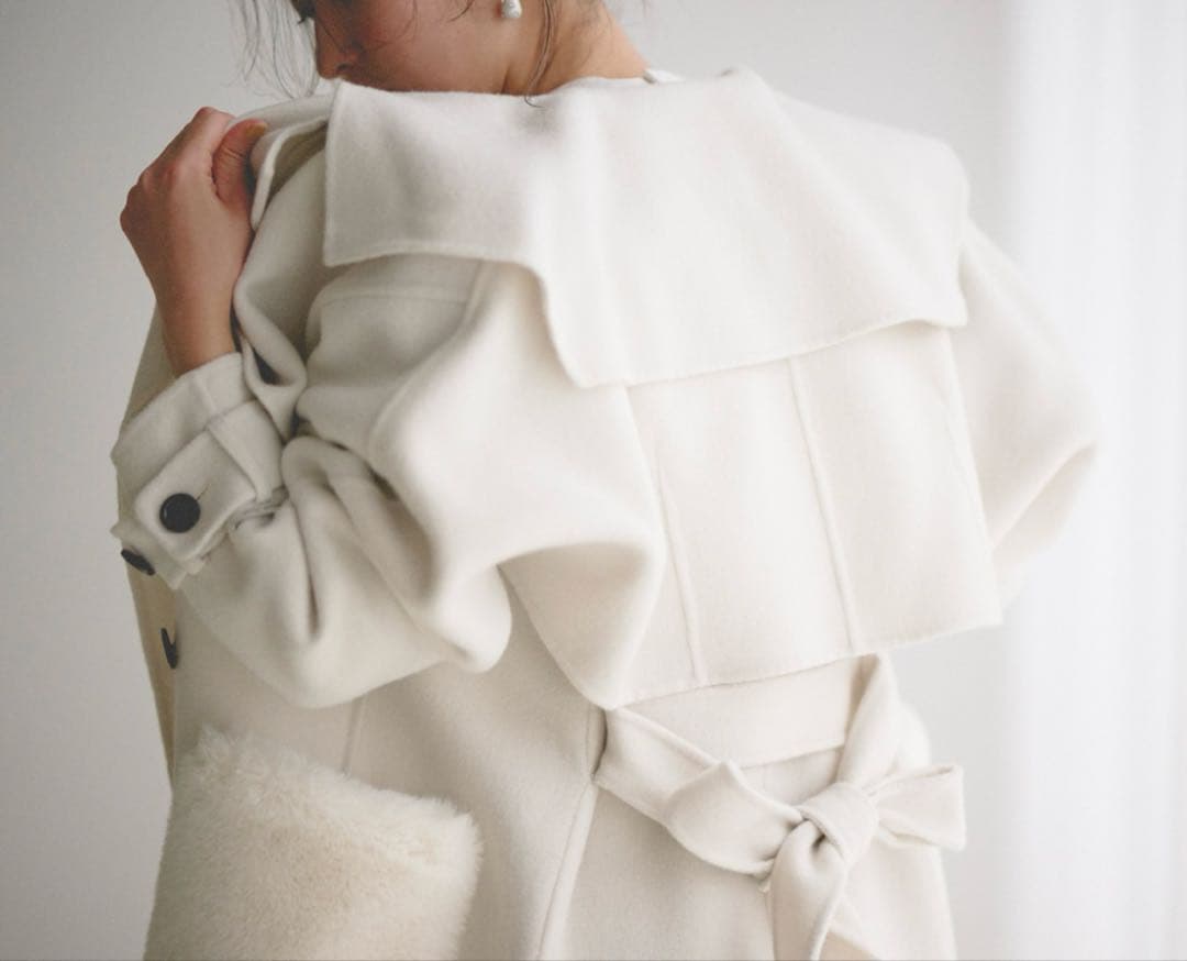 セルフォード　CELFORD 3way リバートレンチコート　白