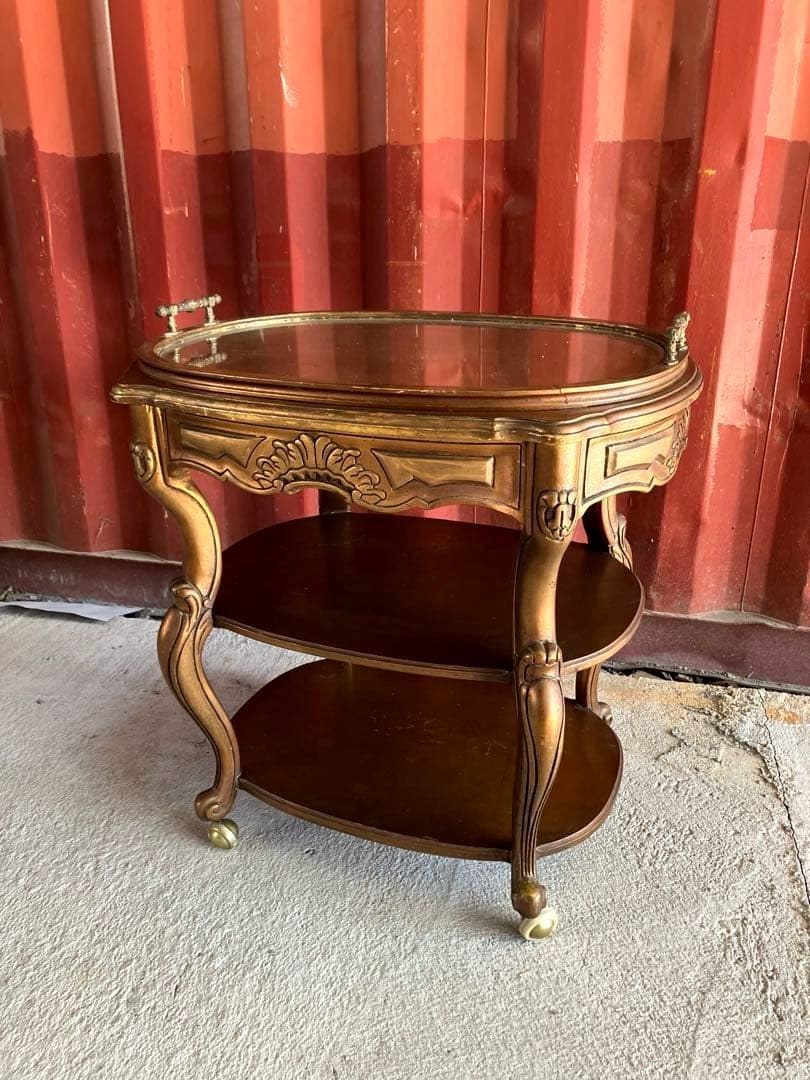 レア　ヴィンテージ　クラシカルワゴン　トレイ付き