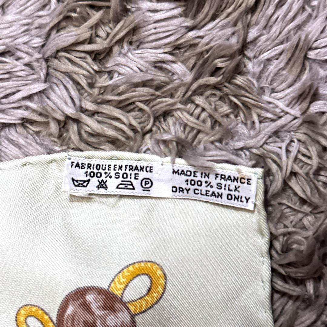 Hermès　スカーフ　カレ90　BRANDEBOURGS　シルク　HR0780