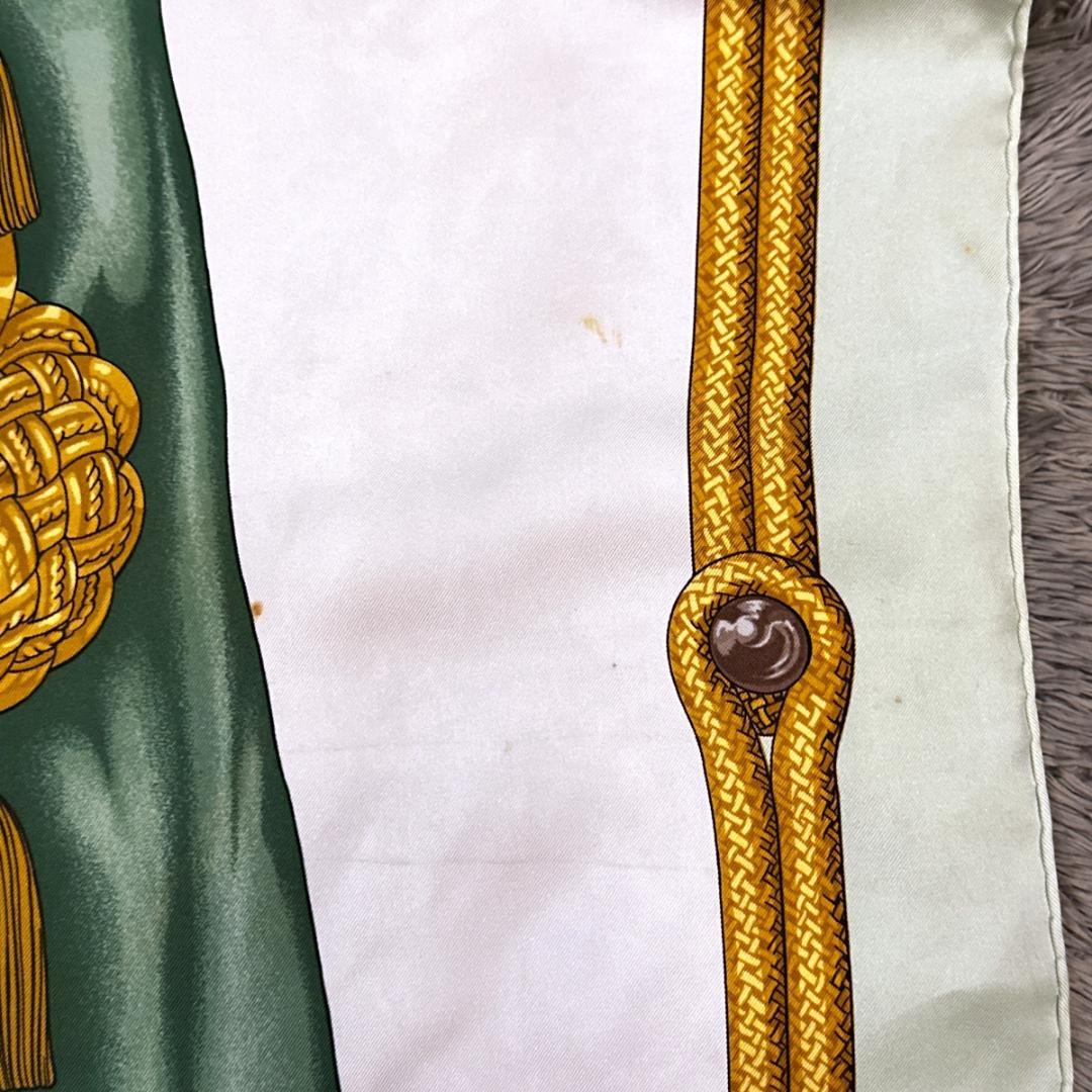 Hermès　スカーフ　カレ90　BRANDEBOURGS　シルク　HR0780