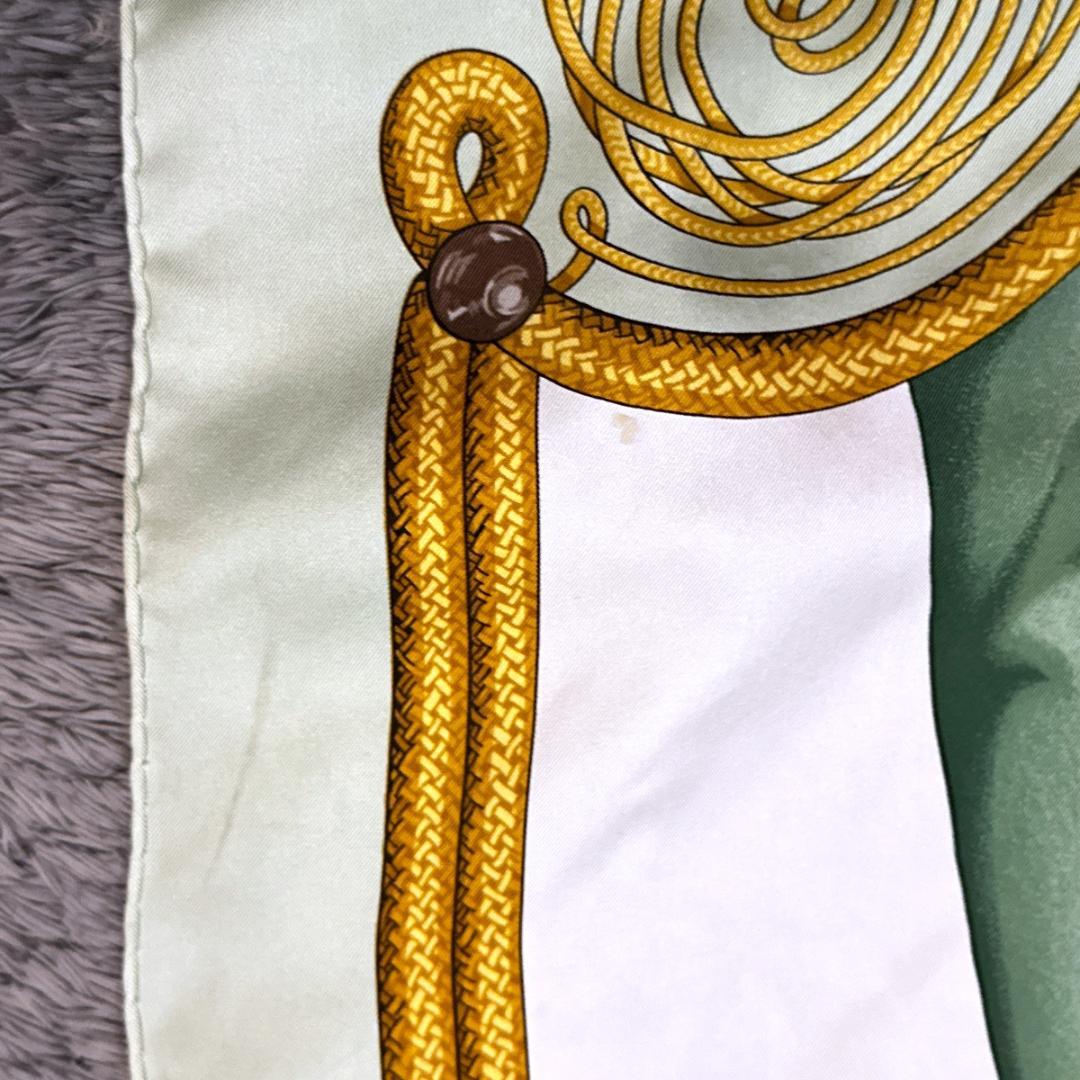 Hermès　スカーフ　カレ90　BRANDEBOURGS　シルク　HR0780