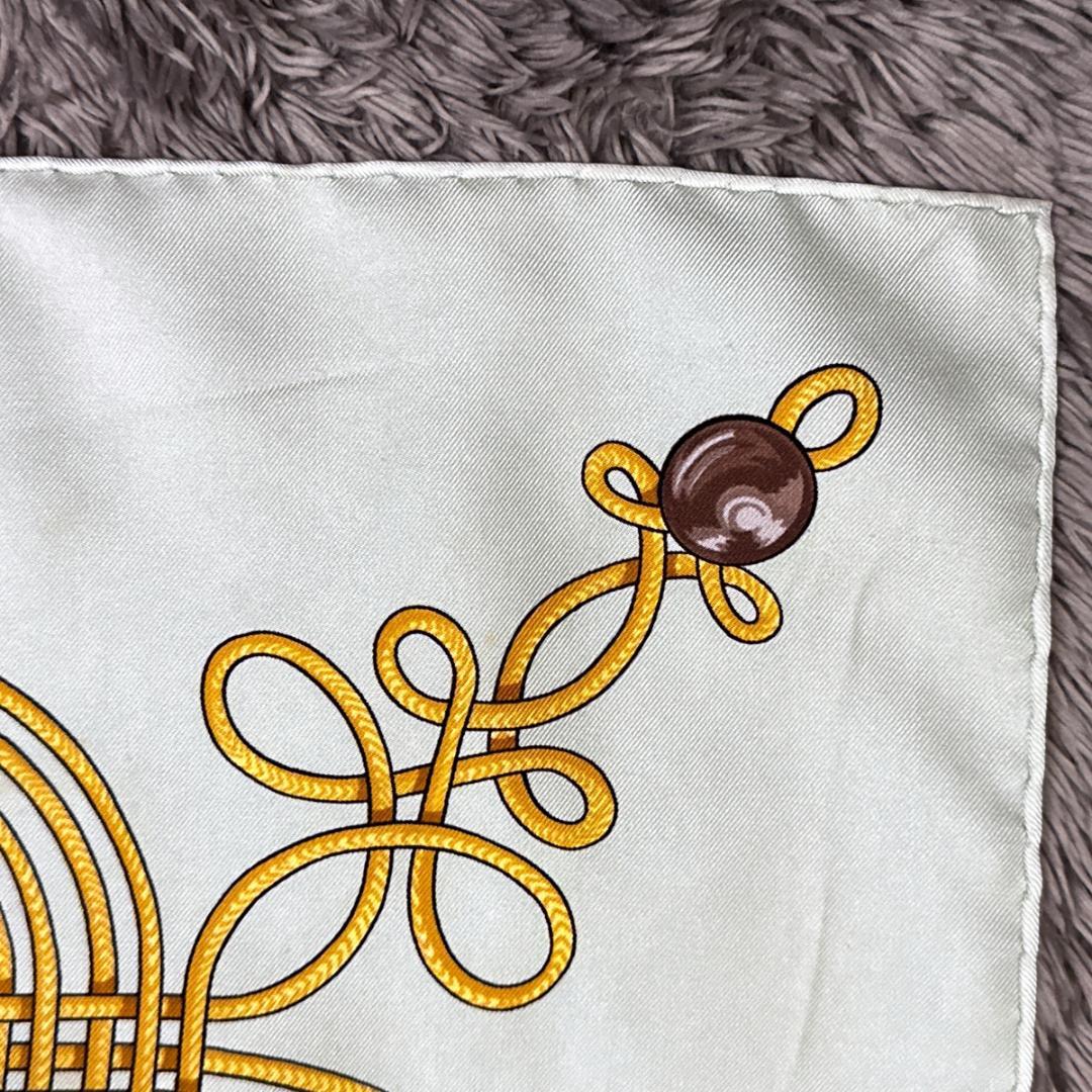 Hermès　スカーフ　カレ90　BRANDEBOURGS　シルク　HR0780