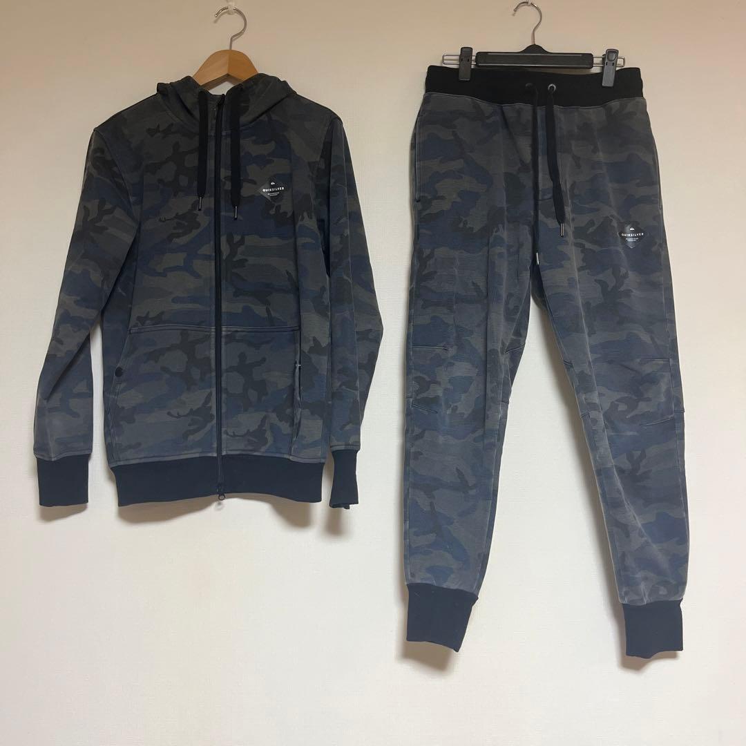 QUICKSILVER 迷彩柄 ジャージ上下セット S/P/CH