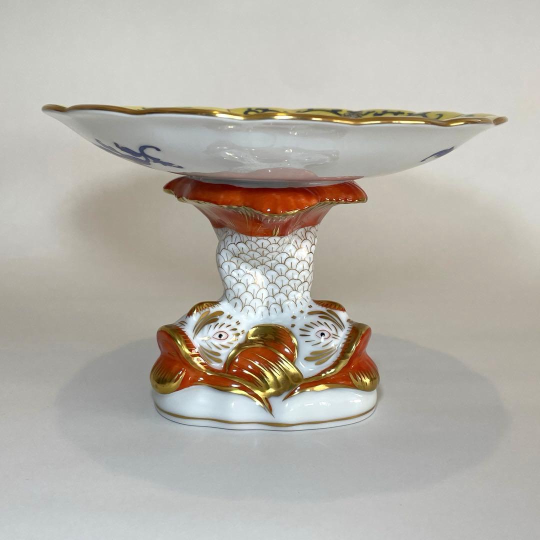 @くまくま【HEREND】ヘレンド　西安の黄　ドルフィン　コンポート